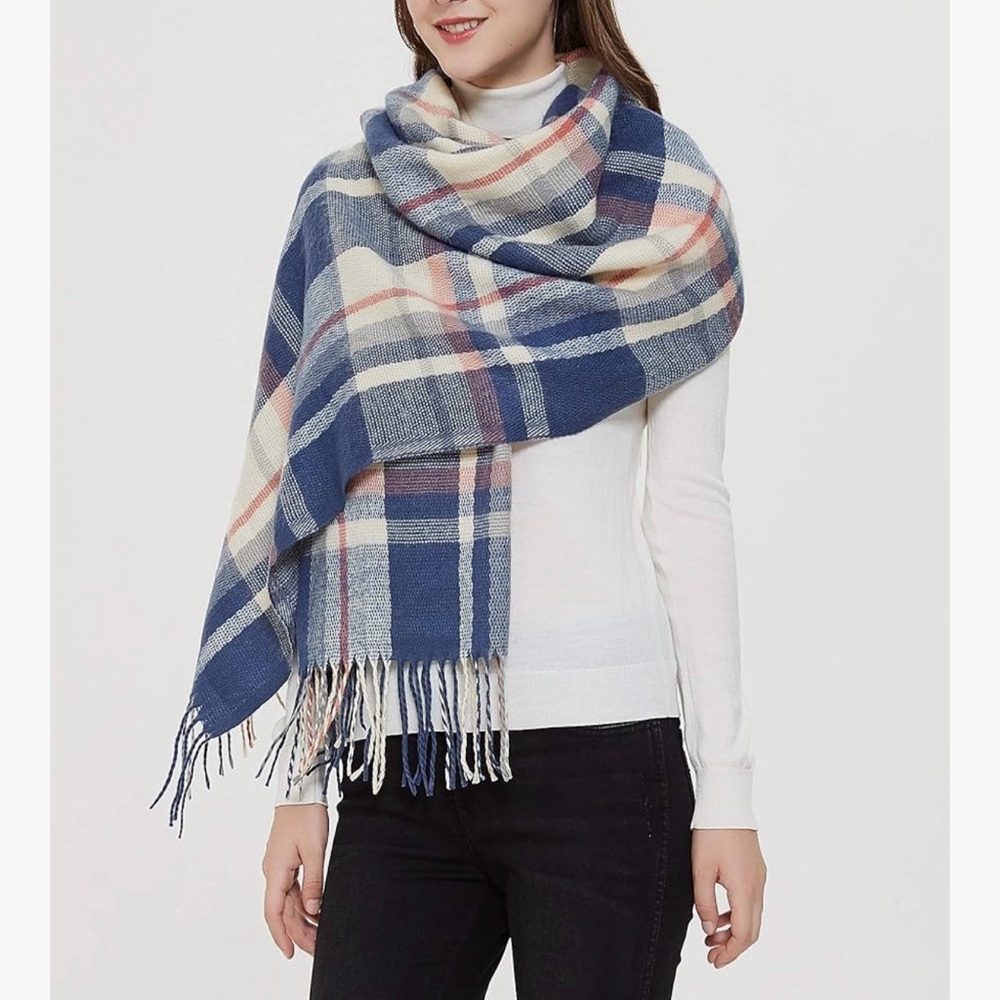 New Long Shawl Plaid Scarf